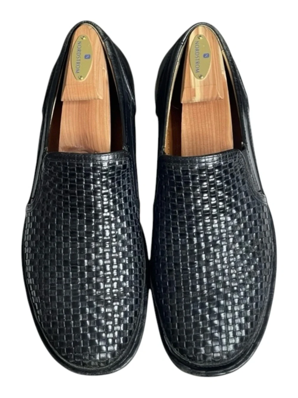 Pikolinos 𖤐 Woven Leather Comfort Loafer Slip On Dress Shoes 𖤐 Black 𖤐 9D